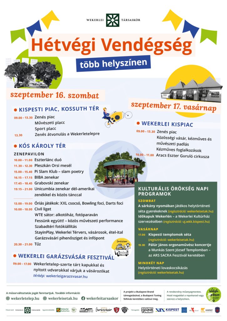 Hétvégi Vendégség programplakát