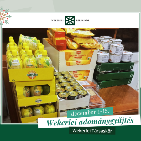Adománygyűjtés a Wekerletelepen – beszámoló